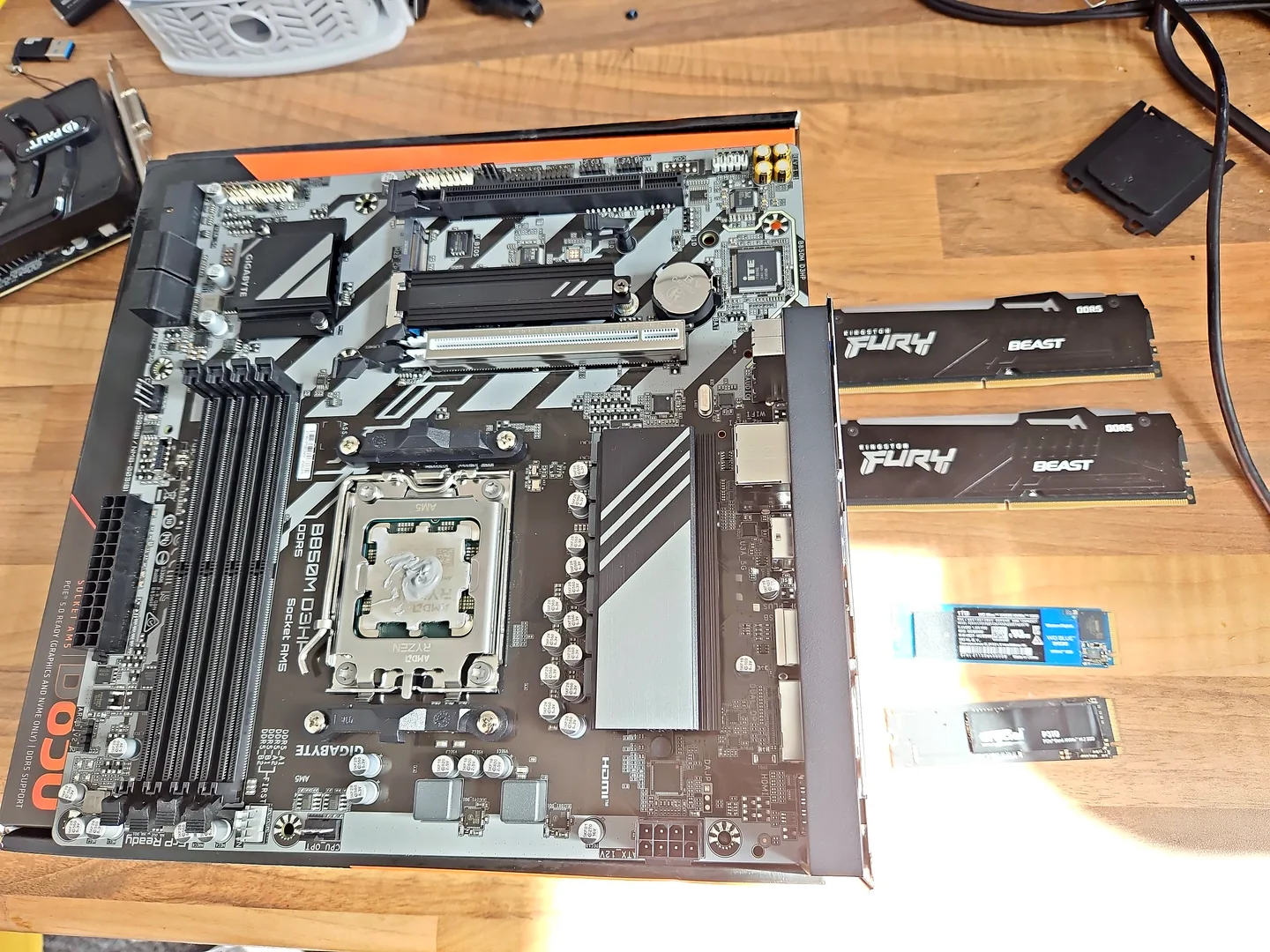 Computer components checked for upgrade compatibility serving Quinton customers