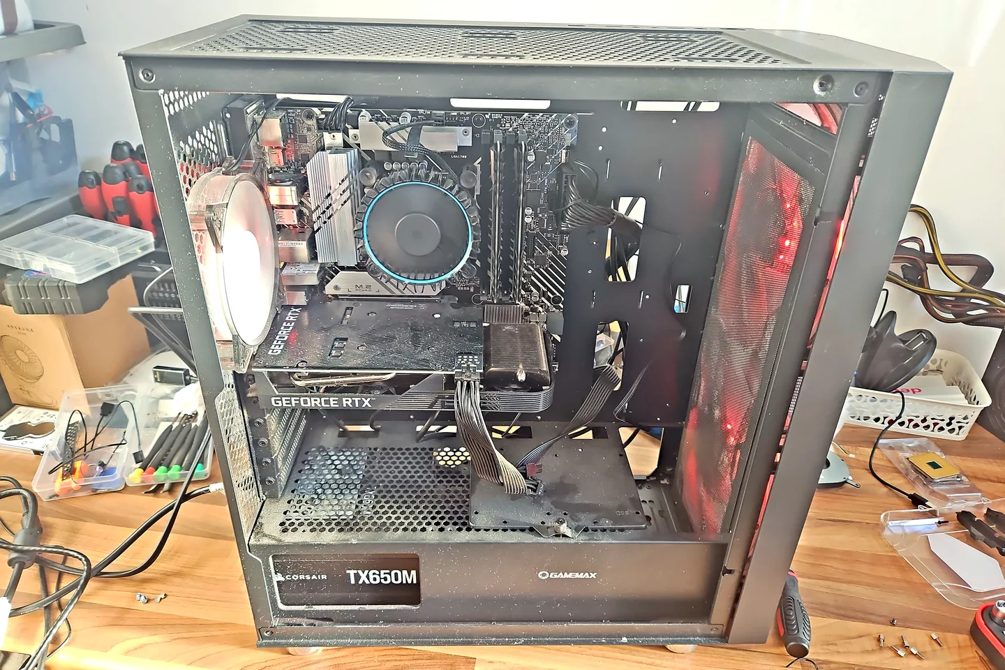 Real desktop cleaning and inspection at the Small Heath workshop serving Rubery and Rednal. Desktop PC cleaned and inspected at PC Repair Guru for customers in Rubery and Rednal